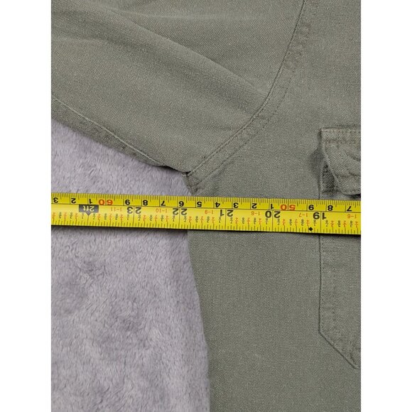 Terramar Grass Roots Collection Silk Button Up Shirt Mens Size Large Green - Picture 5 of 10